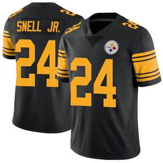 Limited Men's Benny Snell Jr. Pittsburgh Steelers Nike Color Rush Jersey - Black