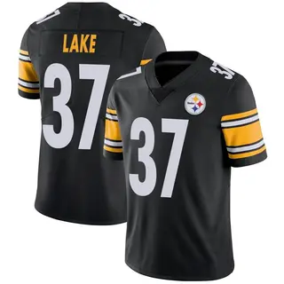Limited Men's Carnell Lake Pittsburgh Steelers Nike Team Color Vapor Untouchable Jersey - Black
