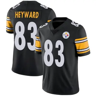 Limited Men's Connor Heyward Pittsburgh Steelers Nike Team Color Vapor Untouchable Jersey - Black