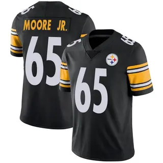 Limited Men's Dan Moore Jr. Pittsburgh Steelers Nike Team Color Vapor Untouchable Jersey - Black