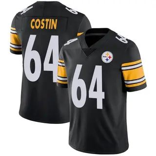 Limited Men's Doug Costin Pittsburgh Steelers Nike Team Color Vapor Untouchable Jersey - Black