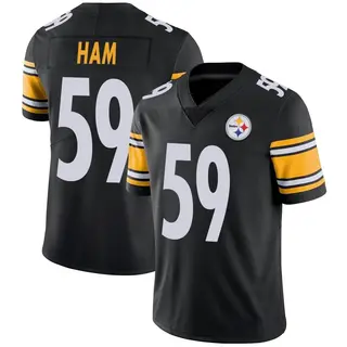 Limited Men's Jack Ham Pittsburgh Steelers Nike Team Color Vapor Untouchable Jersey - Black