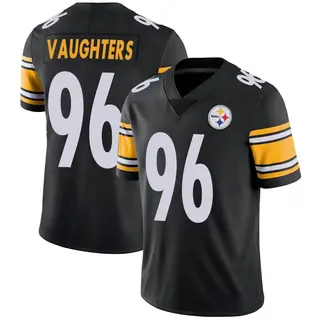 Limited Men's James Vaughters Pittsburgh Steelers Nike Team Color Vapor Untouchable Jersey - Black
