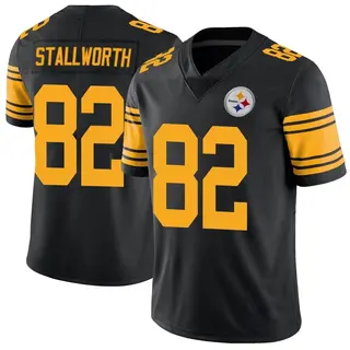 Limited Men's John Stallworth Pittsburgh Steelers Nike Color Rush Jersey - Black