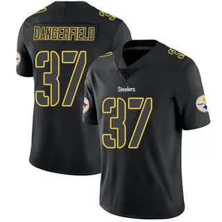 Limited Men's Jordan Dangerfield Pittsburgh Steelers Nike Jersey - Black Impact