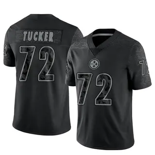 Limited Men's Jordan Tucker Pittsburgh Steelers Nike Reflective Jersey - Black