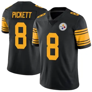 Limited Men's Kenny Pickett Pittsburgh Steelers Nike Color Rush Jersey - Black