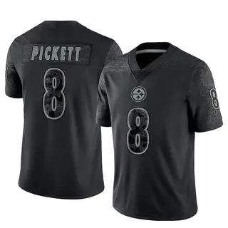 Limited Men's Kenny Pickett Pittsburgh Steelers Nike Reflective Jersey - Black