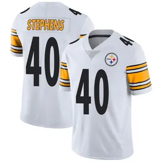 Limited Men's Linden Stephens Pittsburgh Steelers Nike Vapor Untouchable Jersey - White