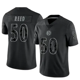 Limited Men's Malik Reed Pittsburgh Steelers Nike Reflective Jersey - Black