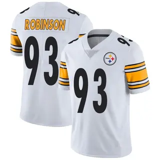 Limited Men's Mark Robinson Pittsburgh Steelers Nike Vapor Untouchable Jersey - White