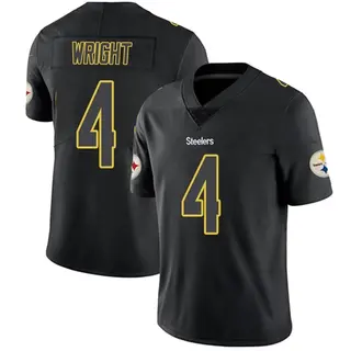 Limited Men's Matthew Wright Pittsburgh Steelers Nike Jersey - Black Impact