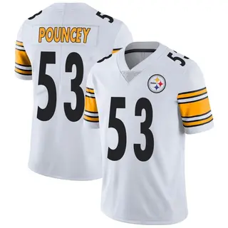 Limited Men's Maurkice Pouncey Pittsburgh Steelers Nike Vapor Untouchable Jersey - White