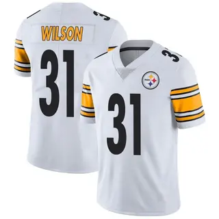 Limited Men's Quincy Wilson Pittsburgh Steelers Nike Vapor Untouchable Jersey - White