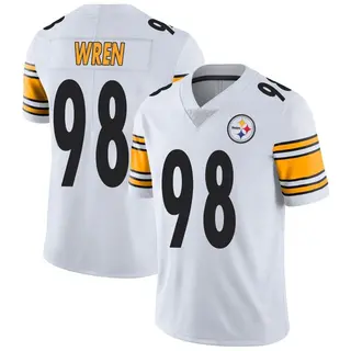 Limited Men's Renell Wren Pittsburgh Steelers Nike Vapor Untouchable Jersey - White
