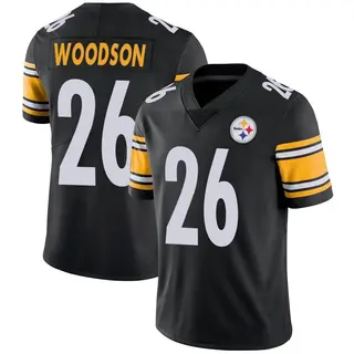 Limited Men's Rod Woodson Pittsburgh Steelers Nike Team Color Vapor Untouchable Jersey - Black