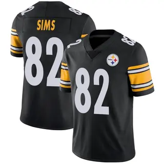 Limited Men's Steven Sims Pittsburgh Steelers Nike Team Color Vapor Untouchable Jersey - Black