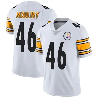 Limited Men's T.D. Moultry Pittsburgh Steelers Nike Vapor Untouchable Jersey - White