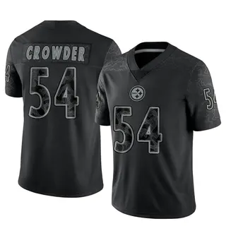 Limited Men's Tae Crowder Pittsburgh Steelers Nike Reflective Jersey - Black