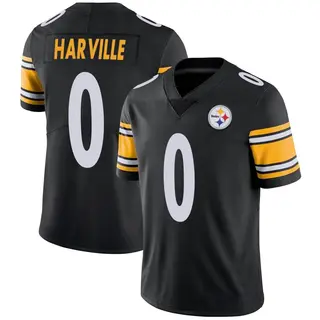 Limited Men's Tavin Harville Pittsburgh Steelers Nike Team Color Vapor Untouchable Jersey - Black