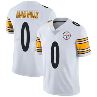 Limited Men's Tavin Harville Pittsburgh Steelers Nike Vapor Untouchable Jersey - White