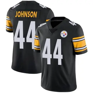 Limited Men's Tyree Johnson Pittsburgh Steelers Nike Team Color Vapor Untouchable Jersey - Black