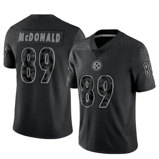Limited Men's Vance McDonald Pittsburgh Steelers Nike Reflective Jersey - Black
