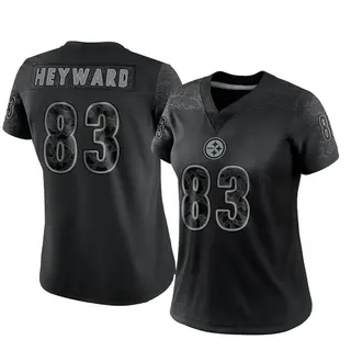 Limited Women's Connor Heyward Pittsburgh Steelers Nike Reflective Jersey - Black