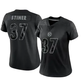 Limited Women's Donovan Stiner Pittsburgh Steelers Nike Reflective Jersey - Black