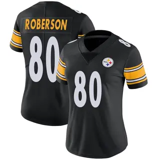Limited Women's Jaquarii Roberson Pittsburgh Steelers Nike Team Color Vapor Untouchable Jersey - Black