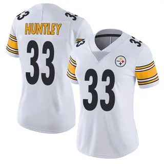 Limited Women's Jason Huntley Pittsburgh Steelers Nike Vapor Untouchable Jersey - White