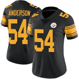 Limited Women's Ryan Anderson Pittsburgh Steelers Nike Color Rush Jersey - Black