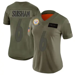 Limited Women's Shaun Suisham Pittsburgh Steelers Nike 2019 Salute to Service Jersey - Camo