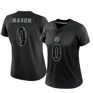 Limited Women's Trevon Mason Pittsburgh Steelers Nike Reflective Jersey - Black