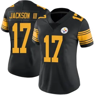 Limited Women's William Jackson III Pittsburgh Steelers Nike Color Rush Jersey - Black