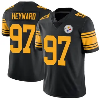 Limited Youth Cameron Heyward Pittsburgh Steelers Nike Color Rush Jersey - Black