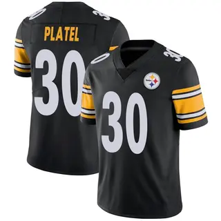 Limited Youth Carlins Platel Pittsburgh Steelers Nike Team Color Vapor Untouchable Jersey - Black
