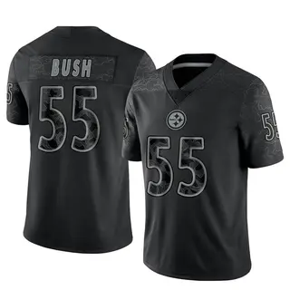 Limited Youth Devin Bush Pittsburgh Steelers Nike Reflective Jersey - Black
