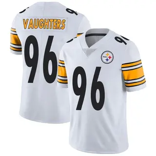 Limited Youth James Vaughters Pittsburgh Steelers Nike Vapor Untouchable Jersey - White