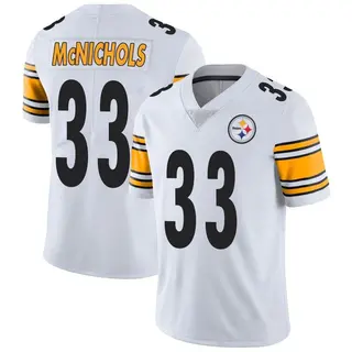 Limited Youth Jeremy McNichols Pittsburgh Steelers Nike Vapor Untouchable Jersey - White