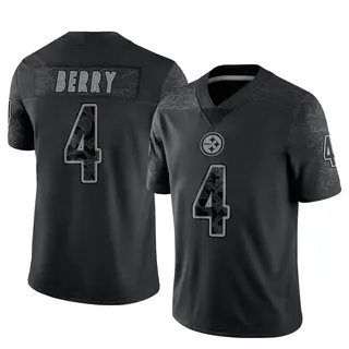 Limited Youth Jordan Berry Pittsburgh Steelers Nike Reflective Jersey - Black