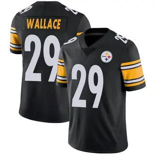 Limited Youth Levi Wallace Pittsburgh Steelers Nike Team Color Vapor Untouchable Jersey - Black