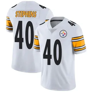 Limited Youth Linden Stephens Pittsburgh Steelers Nike Vapor Untouchable Jersey - White