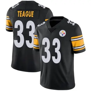 Limited Youth Master Teague Pittsburgh Steelers Nike Team Color Vapor Untouchable Jersey - Black