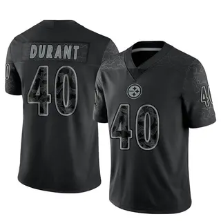 Limited Youth Mataeo Durant Pittsburgh Steelers Nike Reflective Jersey - Black