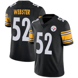 Limited Youth Mike Webster Pittsburgh Steelers Nike Team Color Vapor Untouchable Jersey - Black