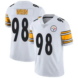Limited Youth Renell Wren Pittsburgh Steelers Nike Vapor Untouchable Jersey - White