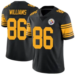 Limited Youth Rodney Williams Pittsburgh Steelers Nike Color Rush Jersey - Black