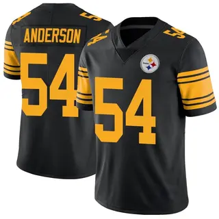 Limited Youth Ryan Anderson Pittsburgh Steelers Nike Color Rush Jersey - Black