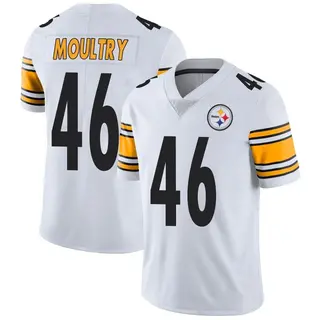Limited Youth T.D. Moultry Pittsburgh Steelers Nike Vapor Untouchable Jersey - White